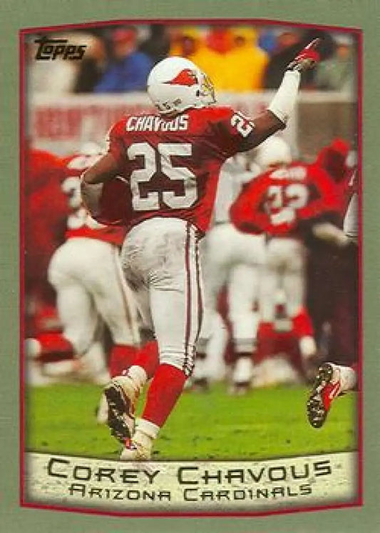 1999 Topps #55 Corey Chavous EX Excellent Arizona Cardinals Football Card