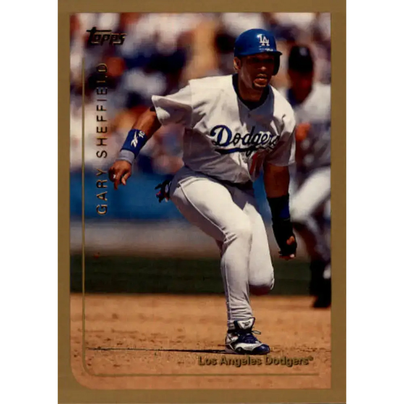 1999 Topps #55 Gary Sheffield NM-MT Los Angeles Dodgers Baseball Card - Baseball Card Single