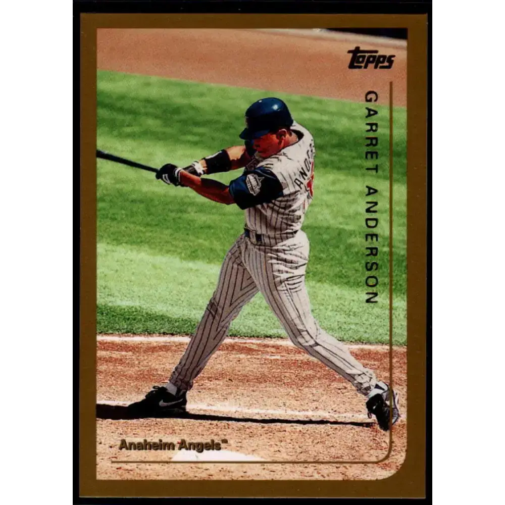 1999 Topps #58 Garret Anderson NM-MT Anaheim Angels Baseball Card - Baseball Card Single