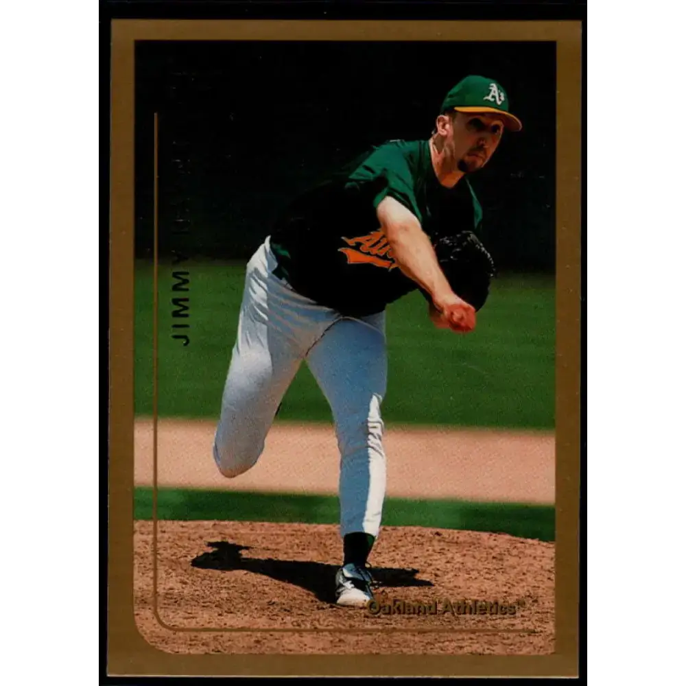 1999 Topps #59 Jimmy Haynes NM-MT Oakland Athletics Baseball Card - Baseball Card Single