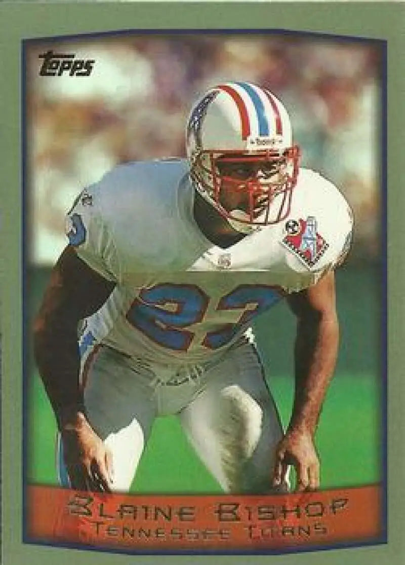 1999 Topps #6 Blaine Bishop EX Excellent Tennessee Titans Football Card - Football Card Single