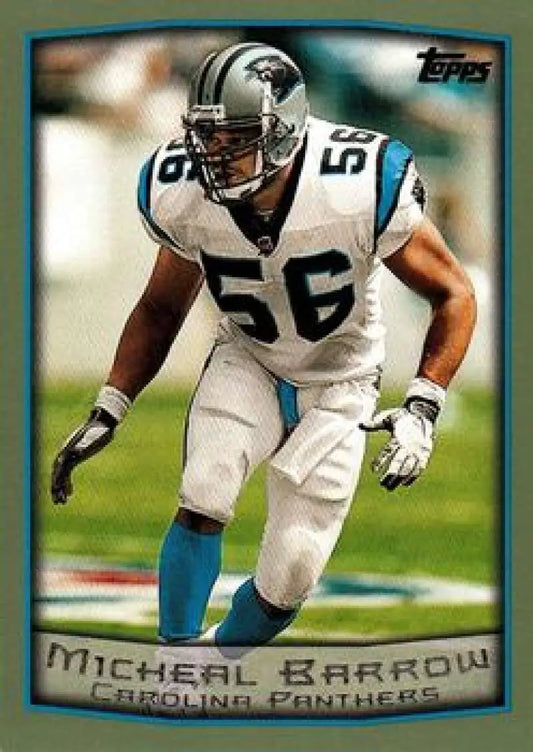 1999 Topps #61 Micheal Barrow EX Excellent Carolina Panthers Football Card - Football Card Single