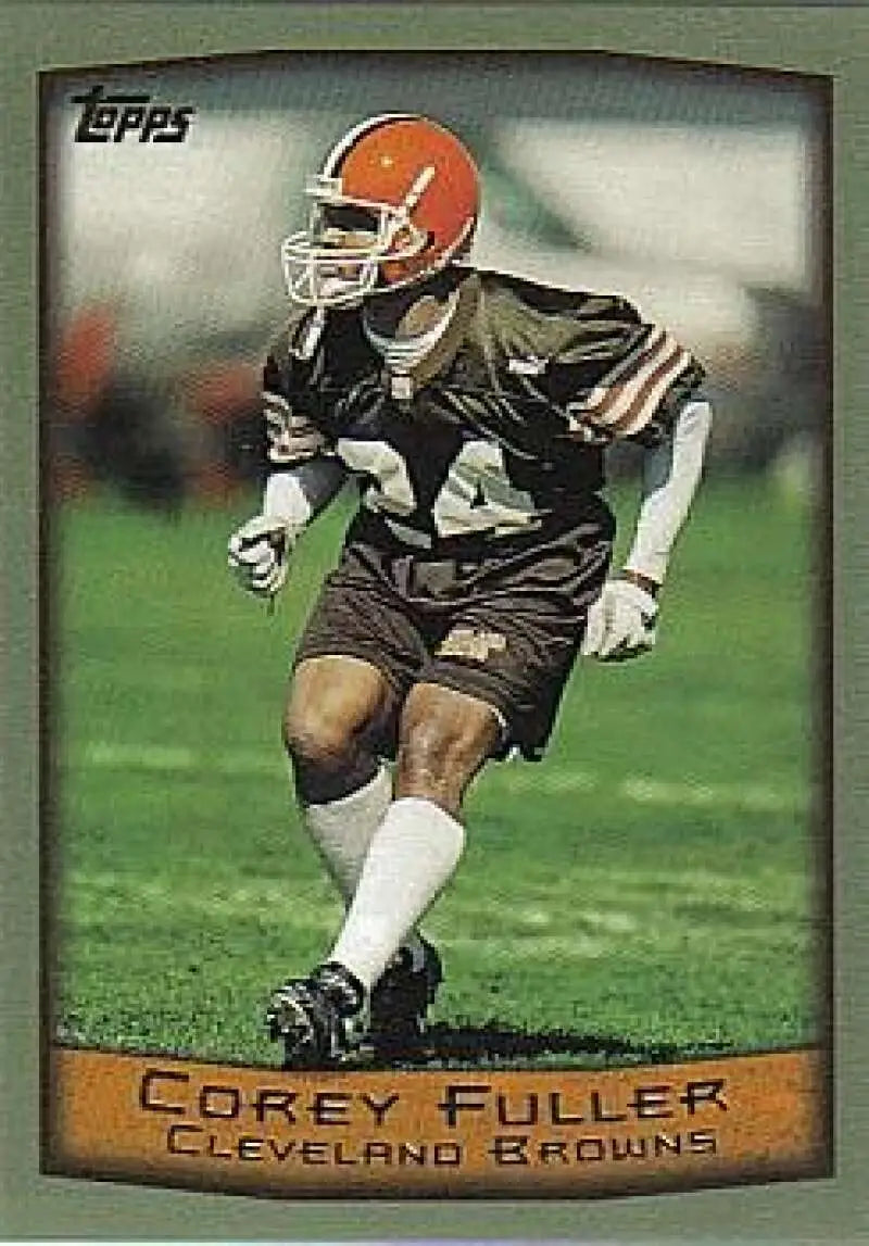 1999 Topps #62 Corey Fuller EX Excellent Cleveland Browns Football Card - Football Card Single