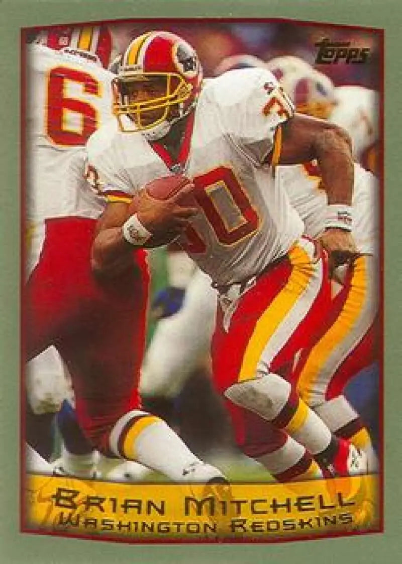 1999 Topps #67 Brian Mitchell EX Excellent Washington Redskins Football Card - Football Card Single