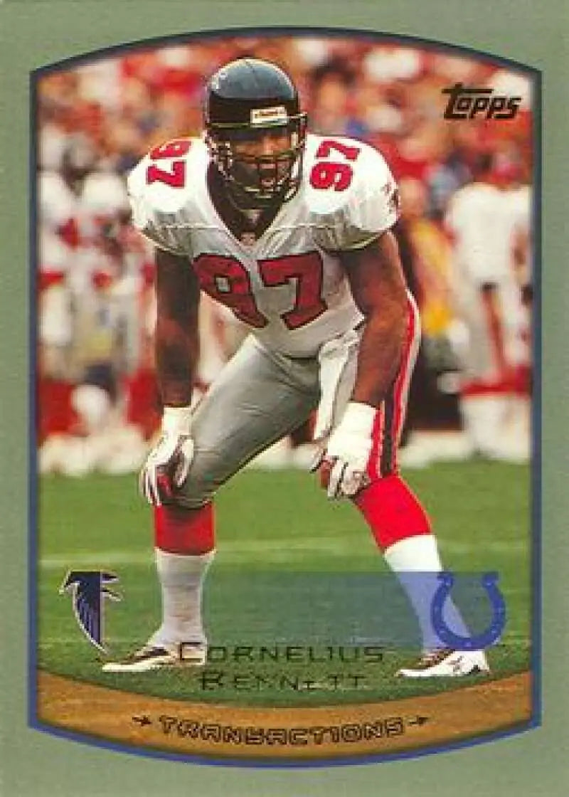 1999 Topps #68 Cornelius Bennett EX Excellent Indianapolis Colts Football Card - Football Card Single