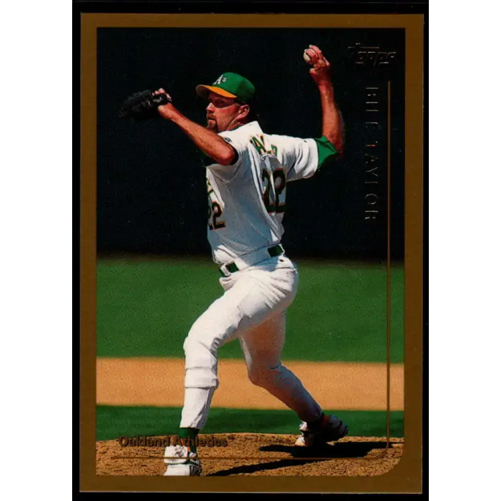 1999 Topps #69 Bill Taylor NM-MT Oakland Athletics Baseball Card - Baseball Card Single