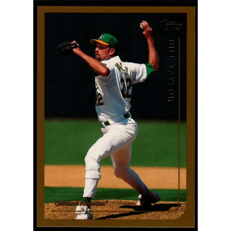 1999 Topps #69 Bill Taylor NM-MT Oakland Athletics Baseball Card - Baseball Card Single