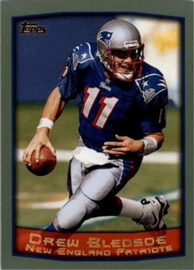1999 Topps #70 Drew Bledsoe EX Excellent New England Patriots Football Card - Football Card Single
