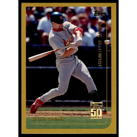 1999 Topps #70 Mark McGwire NM-MT St. Louis Cardinals Baseball Card - Baseball Card Single