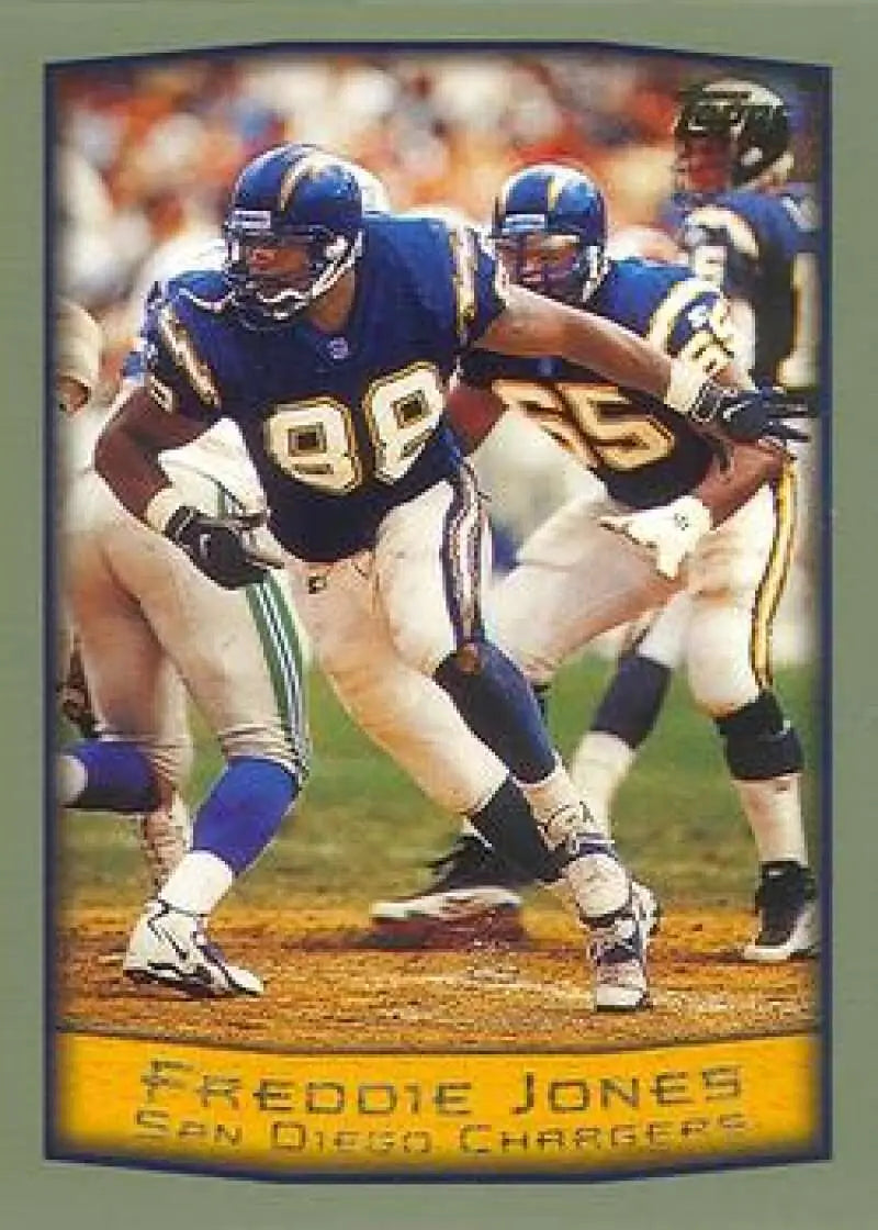 1999 Topps #71 Freddie Jones EX Excellent San Diego Chargers Football Card - Football Card Single