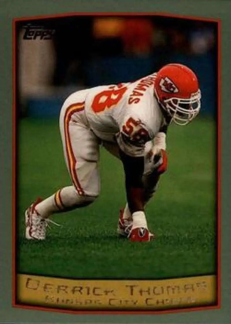 1999 Topps #72 Derrick Thomas EX Excellent Kansas City Chiefs Football Card - Football Card Single