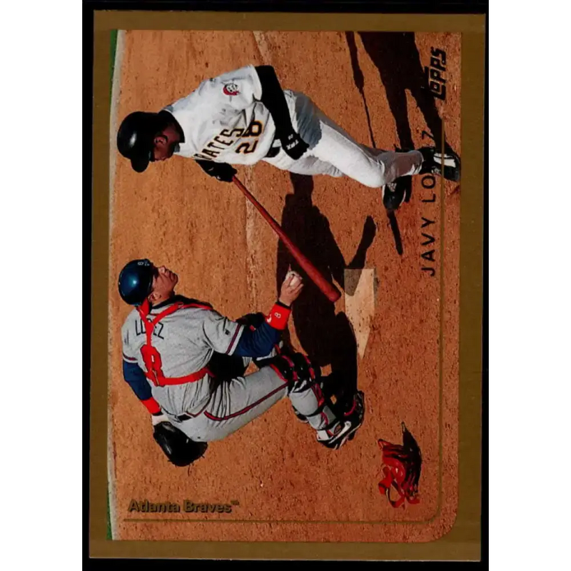 1999 Topps #72 Javy Lopez NM-MT Atlanta Braves Baseball Card - Baseball Card Single