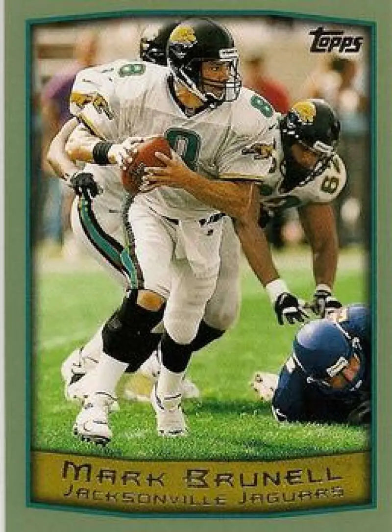 1999 Topps #75 Mark Brunell EX Excellent Jacksonville Jaguars Football Card - Football Card Single