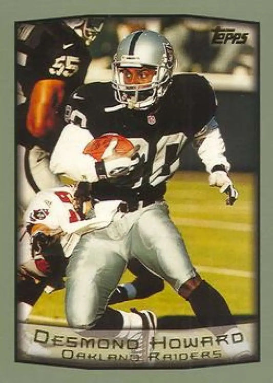 1999 Topps #77 Desmond Howard EX Excellent Oakland Raiders Football Card - Football Card Single