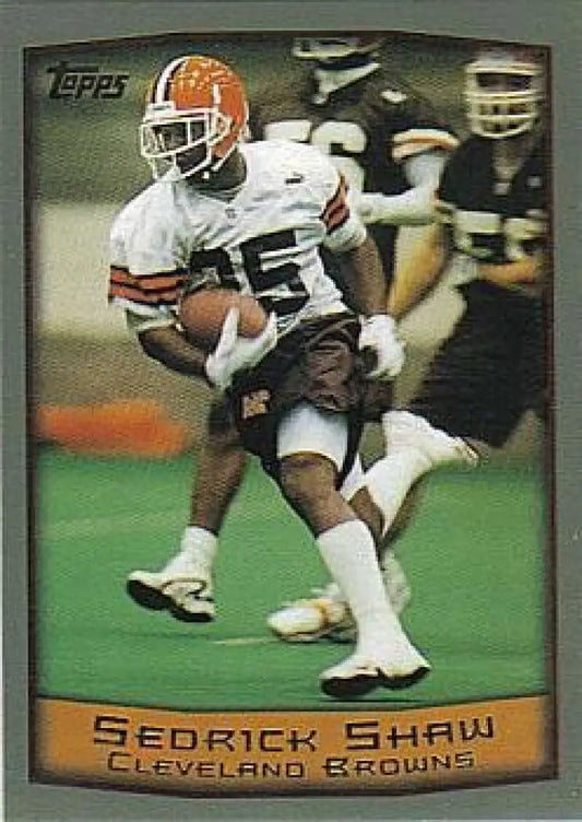 1999 Topps #78 Sedrick Shaw EX Excellent Cleveland Browns Football Card - Football Card Single