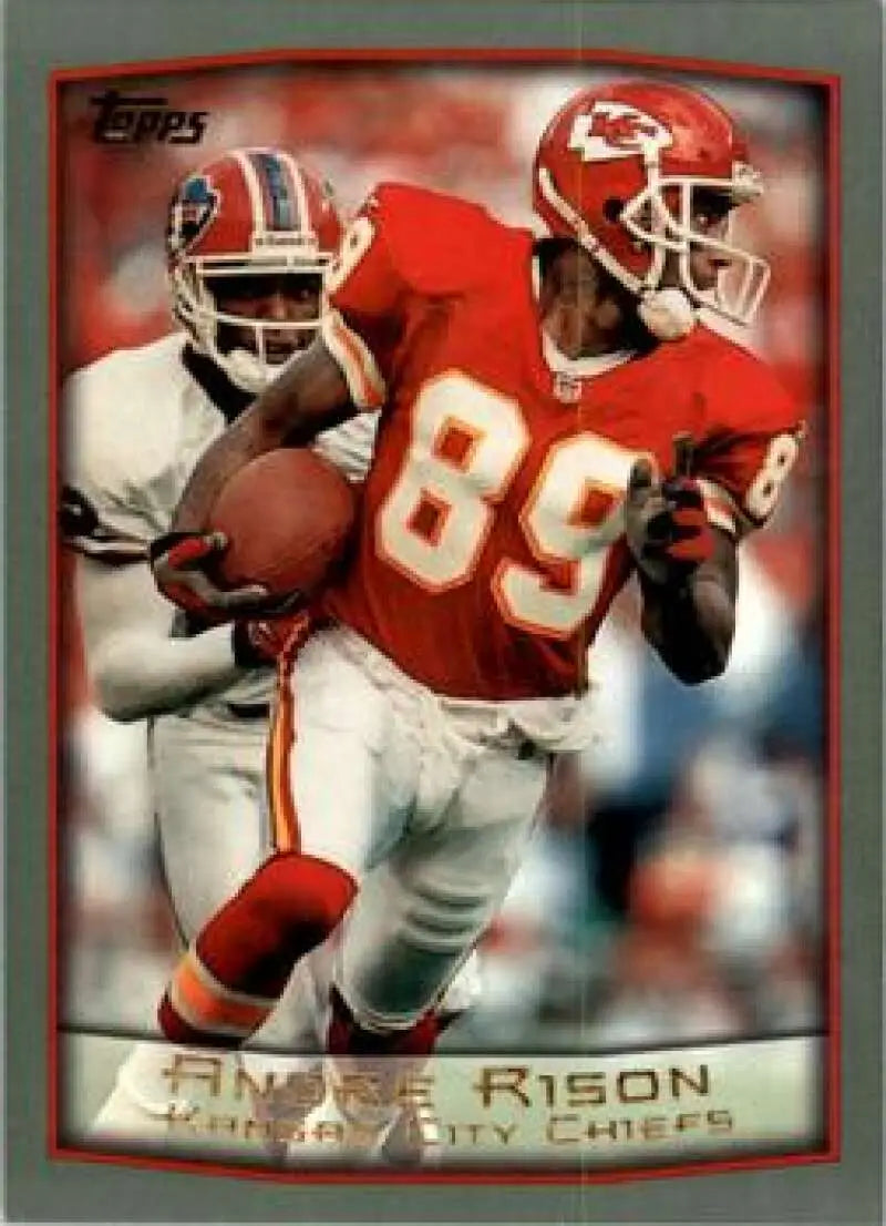 1999 Topps #8 Andre Rison EX Excellent Kansas City Chiefs Football Card - Football Card Single
