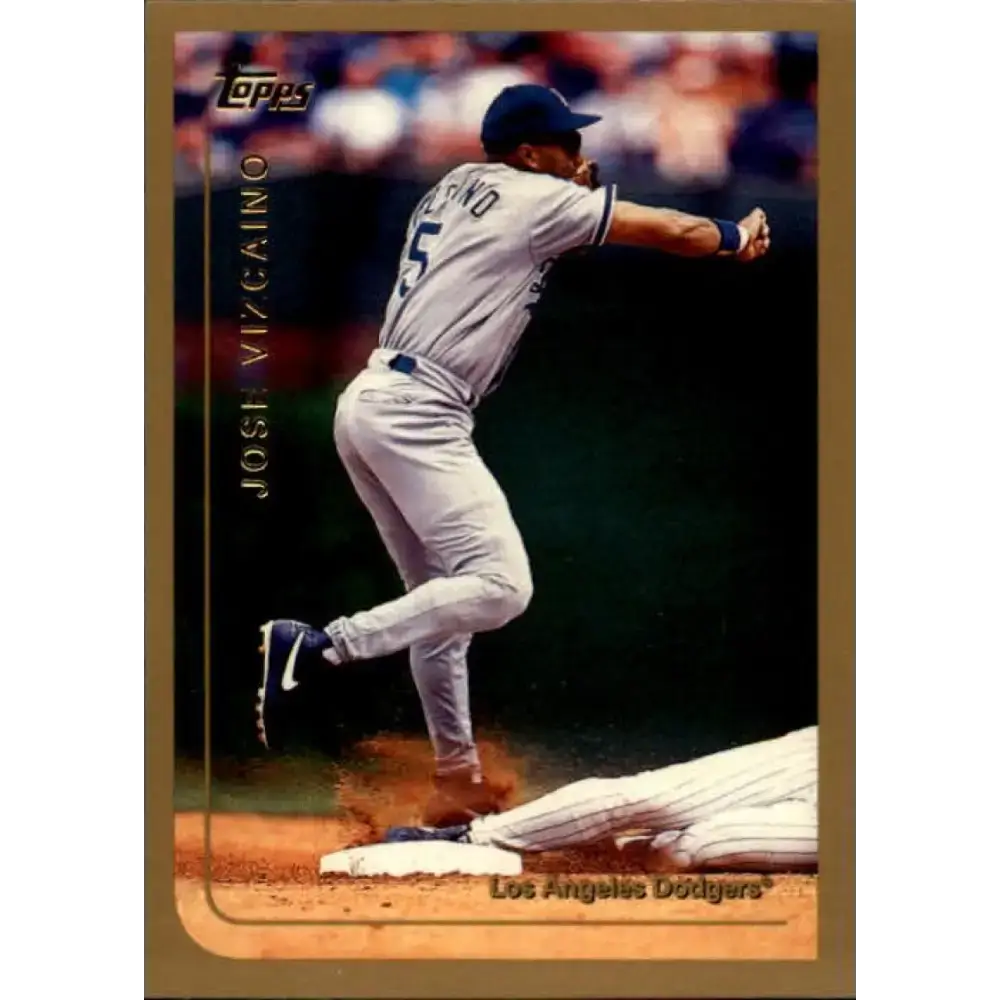 1999 Topps #8 Jose Vizcaino NM-MT Los Angeles Dodgers Baseball Card