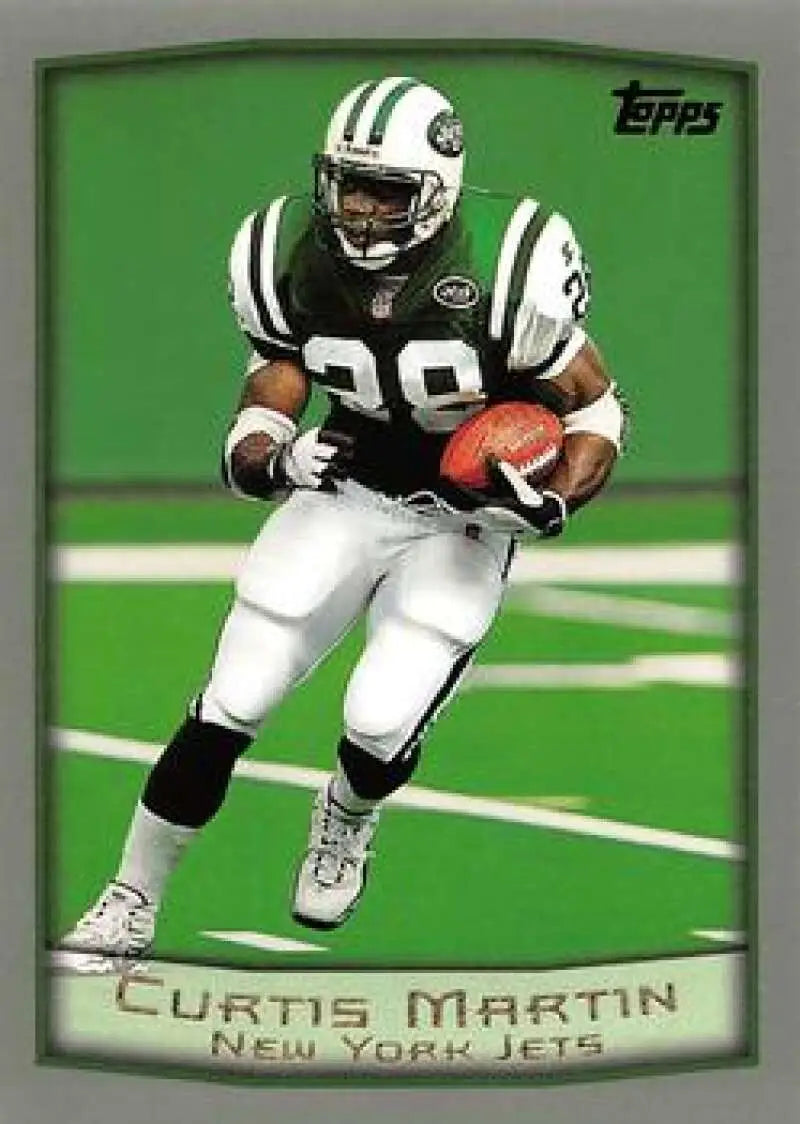 1999 Topps #80 Curtis Martin EX Excellent New York Jets Football Card - Football Card Single