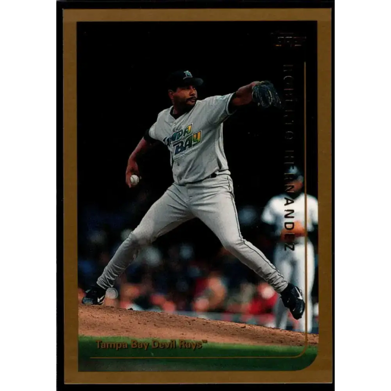 1999 Topps #81 Roberto Hernandez NM-MT Tampa Bay Devil Rays Baseball Card - Baseball Card Single