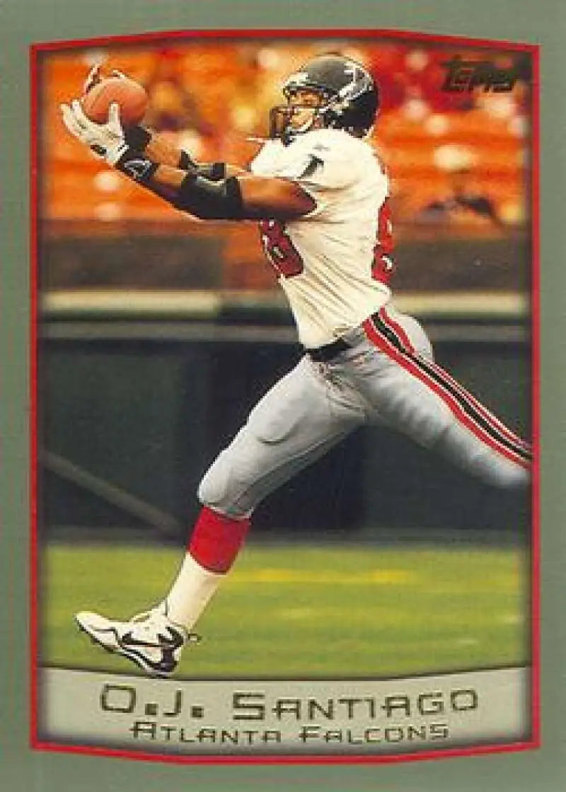 1999 Topps #83 O.J. Santiago EX Excellent Atlanta Falcons Football Card - Football Card Single