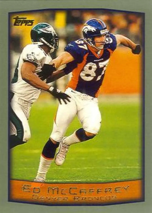 1999 Topps #84 Ed McCaffrey EX Excellent Denver Broncos Football Card