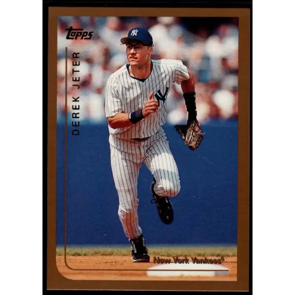 1999 Topps #85 Derek Jeter NM-MT New York Yankees Baseball Card - Baseball Card Single