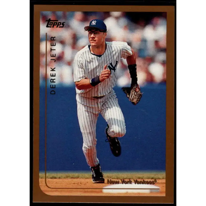 1999 Topps #85 Derek Jeter NM-MT New York Yankees Baseball Card - Baseball Card Single