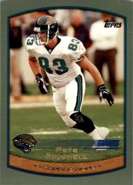 1999 Topps #87 Pete Mitchell EX Excellent New York Giants Football Card - Football Card Single