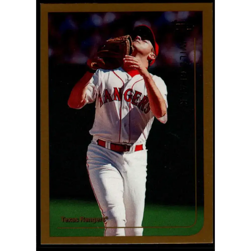 1999 Topps #9 Will Clark NM-MT Texas Rangers Baseball Card - Baseball Card Single
