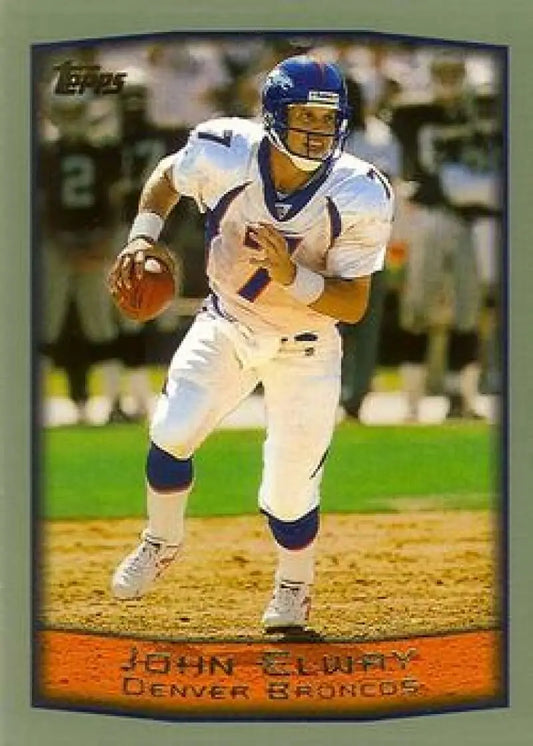 1999 Topps #90 John Elway EX Excellent Denver Broncos Football Card - Football Card Single