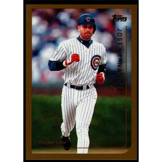 1999 Topps #90 Jose Hernandez NM-MT Chicago Cubs Baseball Card