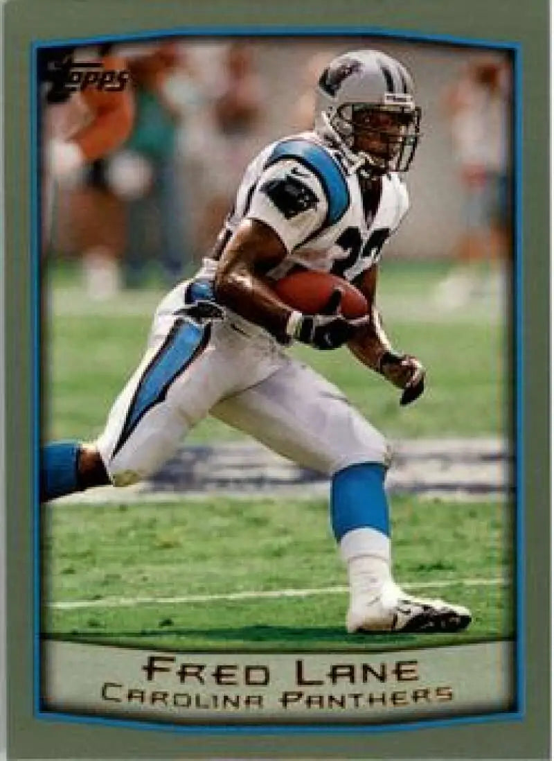 1999 Topps #92 Fred Lane EX Excellent Carolina Panthers Football Card - Football Card Single