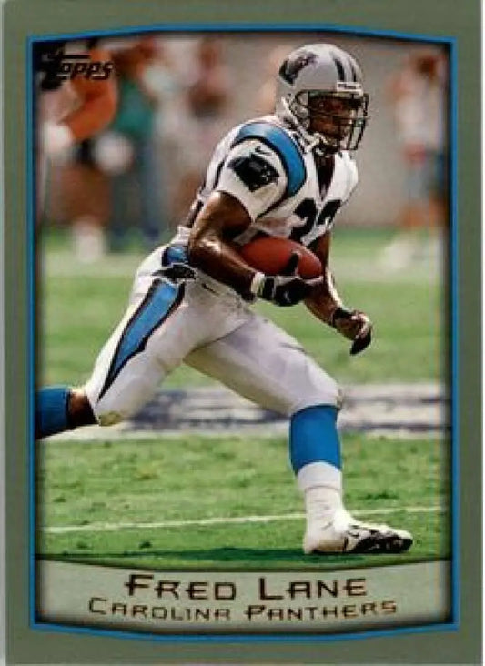 1999 Topps #92 Fred Lane EX Excellent Carolina Panthers Football Card - Football Card Single