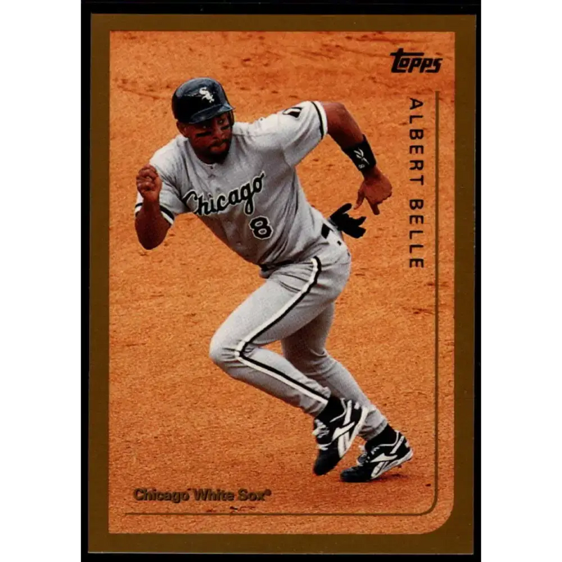 1999 Topps #93 Albert Belle NM-MT Chicago White Sox Baseball Card - Baseball Card Single