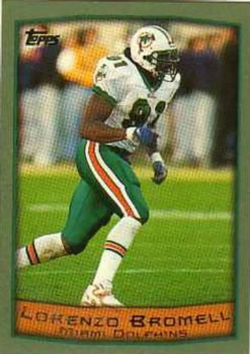 1999 Topps #94 Lorenzo Bromell EX Excellent RC Rookie Miami Dolphins Football Card - Football Card Single