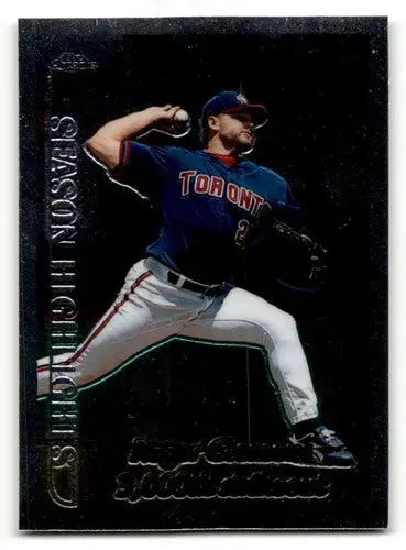 1999 Topps Chrome #203 Roger Clemens Toronto Blue Jays Baseball Card ID:63509 - Baseball Card Single