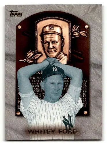 HOF8 Whitey Ford Yankees baseball cards from 1999 Topps #HOF8 Whitey Ford NM near ID 63106