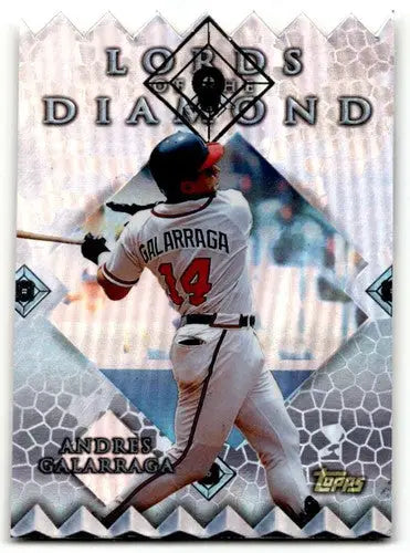 Original gloss 1999 Topps LD13 Andres Galarraga Atlanta Braves baseball card image