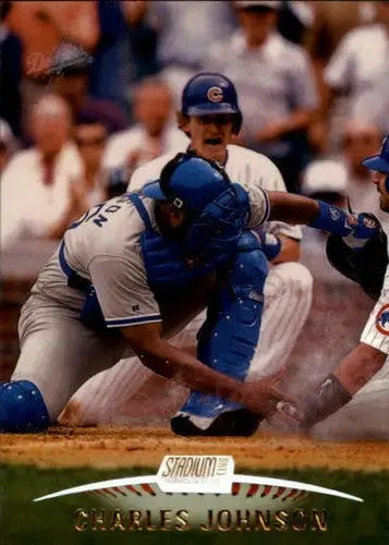 1999 Topps Stadium Club #102 Charles Johnson NM-MT Dodgers - Baseball Card Single