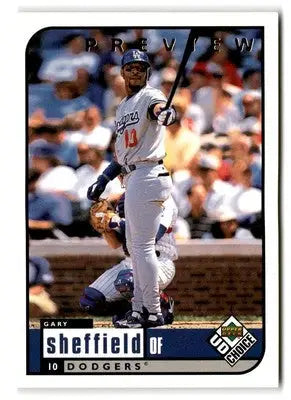 1999 UD Choice Preview #98 Gary Sheffield - Baseball Card Single
