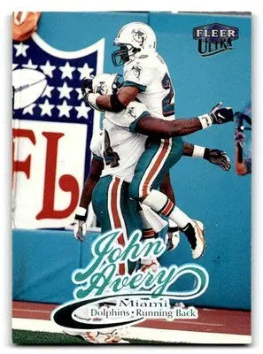 1999 Ultra #61 John Avery - Football Card Single