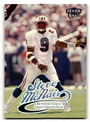1998 Fleer Ultra Steve McNair Tennessee Titans football card with original gloss