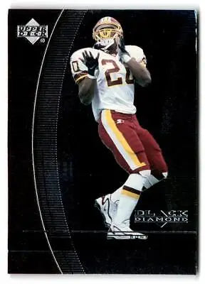 Football player Skip Hicks performing in 1999 Upper Deck Black Diamond card action