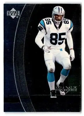 Football card of Wesley Walls from 1999 Upper Deck Black Diamond #18 collectible