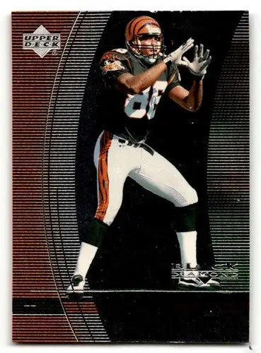 Original gloss football trading card from 1999 Upper Deck Black Diamond featuring Darnay Scott