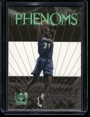 1999 Upper Deck Century Legends Phenoms Kevin Garnett #58 Basketball - Basketball Card Single