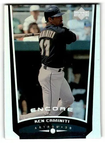 Original gloss 1999 Upper Deck Encore Ken Caminiti Houston Astros baseball card
