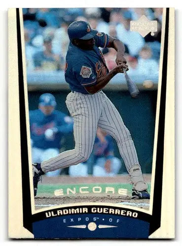 Vladimir Guerrero baseball card from 1999 Upper Deck Encore Montreal Expos collection