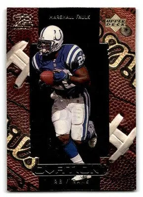 1999 Upper Deck Football Ovation Marshall Faulk #48 St. Louis Rams - Football Card Single