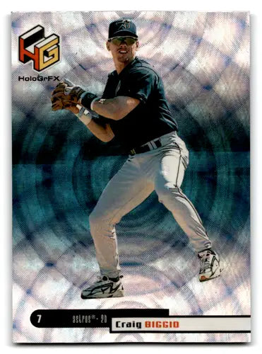 1999 Upper Deck HoloGrFX Craig Biggio baseball card Astros NM-MT product